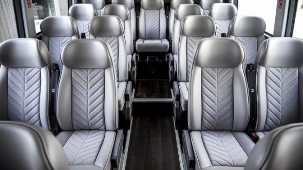 28 passenger minibus inside noblesville