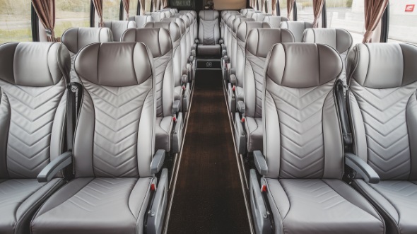 54 passenger charter bus interior carmel