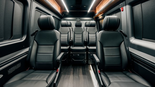 sprinter van with driver interior anderson